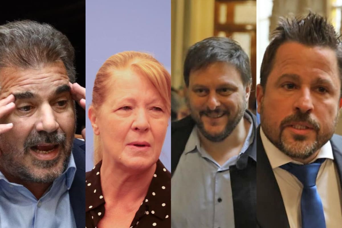 Cristian Ritondo, Margarita Stolbizer, Leandro Santoro y Martín Tetaz