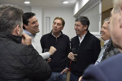 Cristian Ritondo, Maximiliano Abad, Diego Santilli, Gustavo Posse y Emilio Monzó