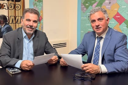 Cristian Ritondo y Sebastián Pareja