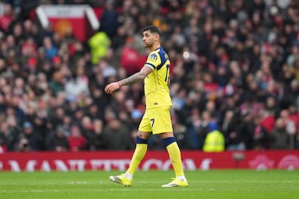Cristian Romero, en la defensa de Tottenham