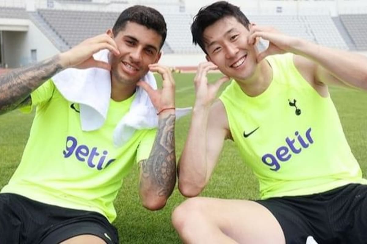 Cristian Romero y el coreano Son Heung-min, amigos dentro y fuera de la cancha