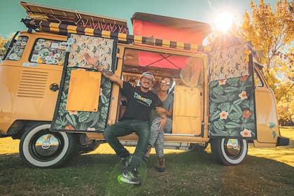 Cristian y Ornella quieren llegar hasta Estados Unidos. Viajan hace un año y medio