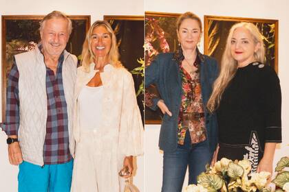 Cristiano Rattazi y Gabriela Castellani junto a Paola Marzotto y Nicola Costantino