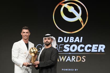 Cristiano recibió por sexta vez el Globe Award en Dubai