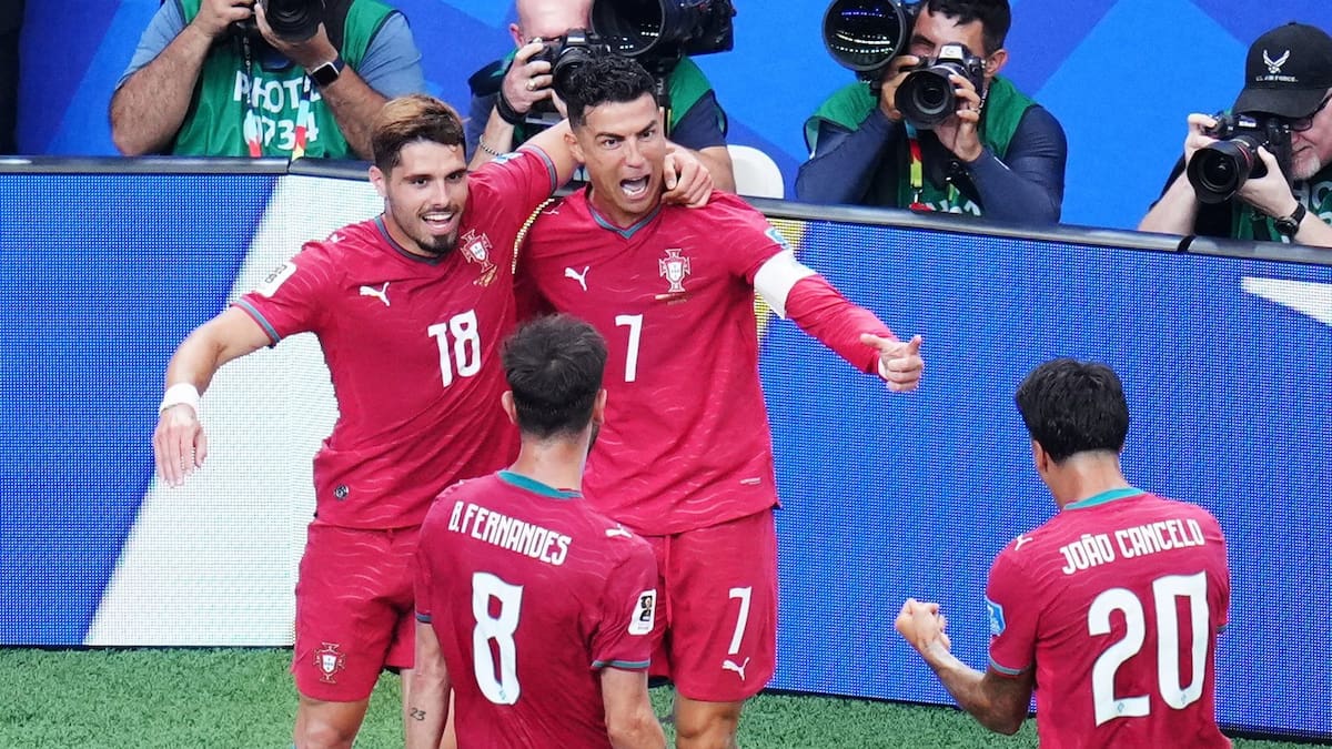 Cristiano Ronaldo hace historia: marcó en seis Mundiales diferentes con doblete ante Uzbekistán