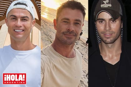 Cristiano Ronaldo, Chris Hemsworth y Enrique Iglesias