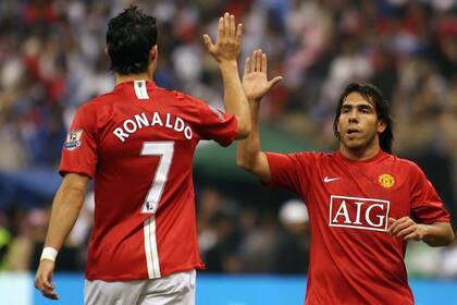 Cristiano Ronaldo compartió plantel con Carlos Tevez en un United repleto de figuras