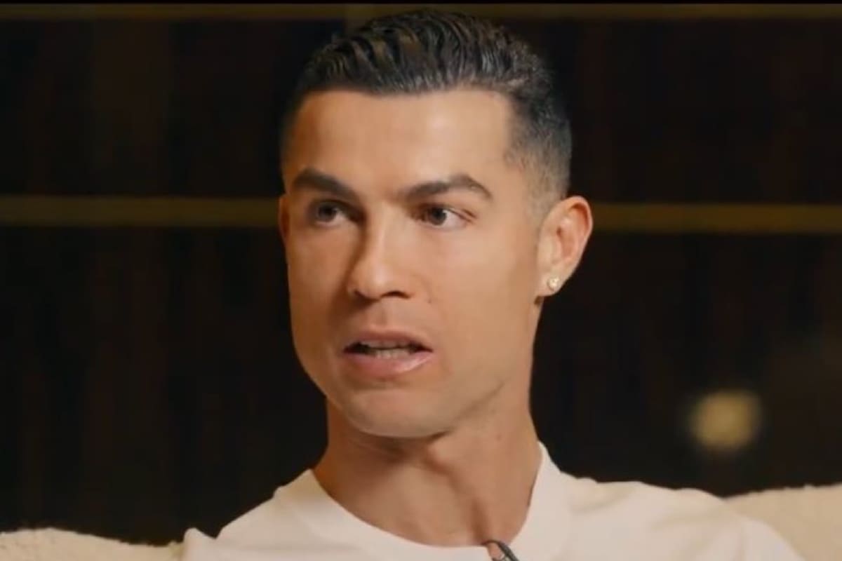 Cristiano Ronaldo, en la entrevista con Edu Aguirre.