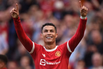 Cristiano Ronaldo, en su regreso idílico al Old Trafford: marcó dos goles en su primer partido