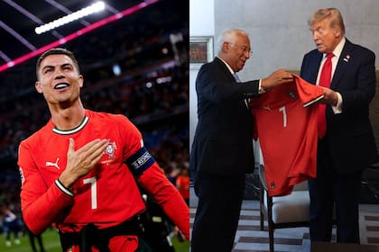 Cristiano Ronaldo le regaló a Donald Trump una camiseta firmada con una llamativa dedicatoria