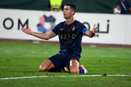 Cristiano Ronaldo reclama una falta, durante el partido contra Persepolis de Irán en septiembre 2023, donde se produjo aquella situación por la que podría ser juzgado por adulterio
