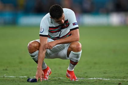 Cristiano Ronaldo se despidió rápido de la Euro 2020 y se fue enojado