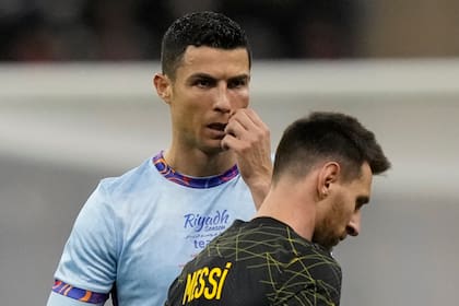 Cristiano Ronaldo y Lionel Messi se enfrentaron por última vez en 2023, en el marco de un partido entre PSG y Riyadh Season