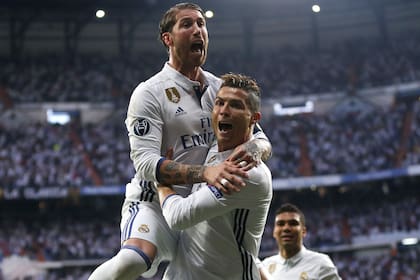 Cristiano Ronaldo y Sergio Ramos, dos pilares de las conquistas de Real Madrid en la Champions League
