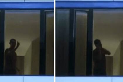 Cristiano se asoma a la ventana y les pide a los hinchas iraníes que no hagan ruido, que quieren dormir