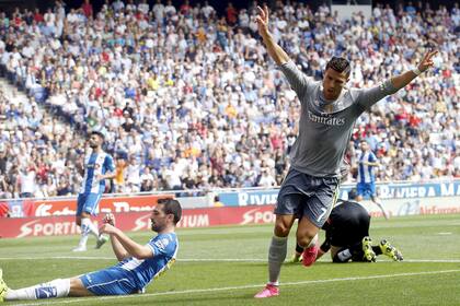 Cristiano volvió al gol y Real Madrid goleó a Espanyol
