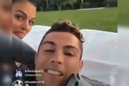 Cristiano y la modelo Georgina Rodríguez, su pareja, quien nació en la Argentina