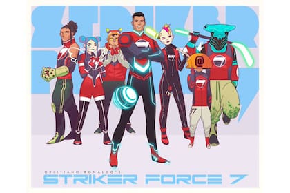 Cristiano y "Striker Force 7", el cómic hecho por el cordobés "Junior"