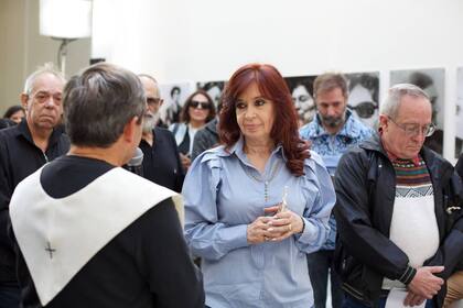 Cristina Kirchner, en una de sus últimas apariciones públicas