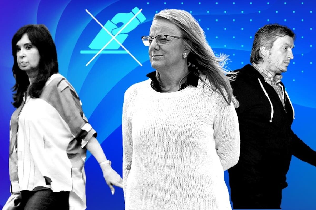 Cristina, Alicia y Máximo Kirchner