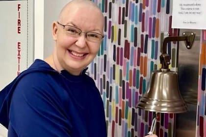 Cristina Balan terminó su tratamiento de cáncer de mama
