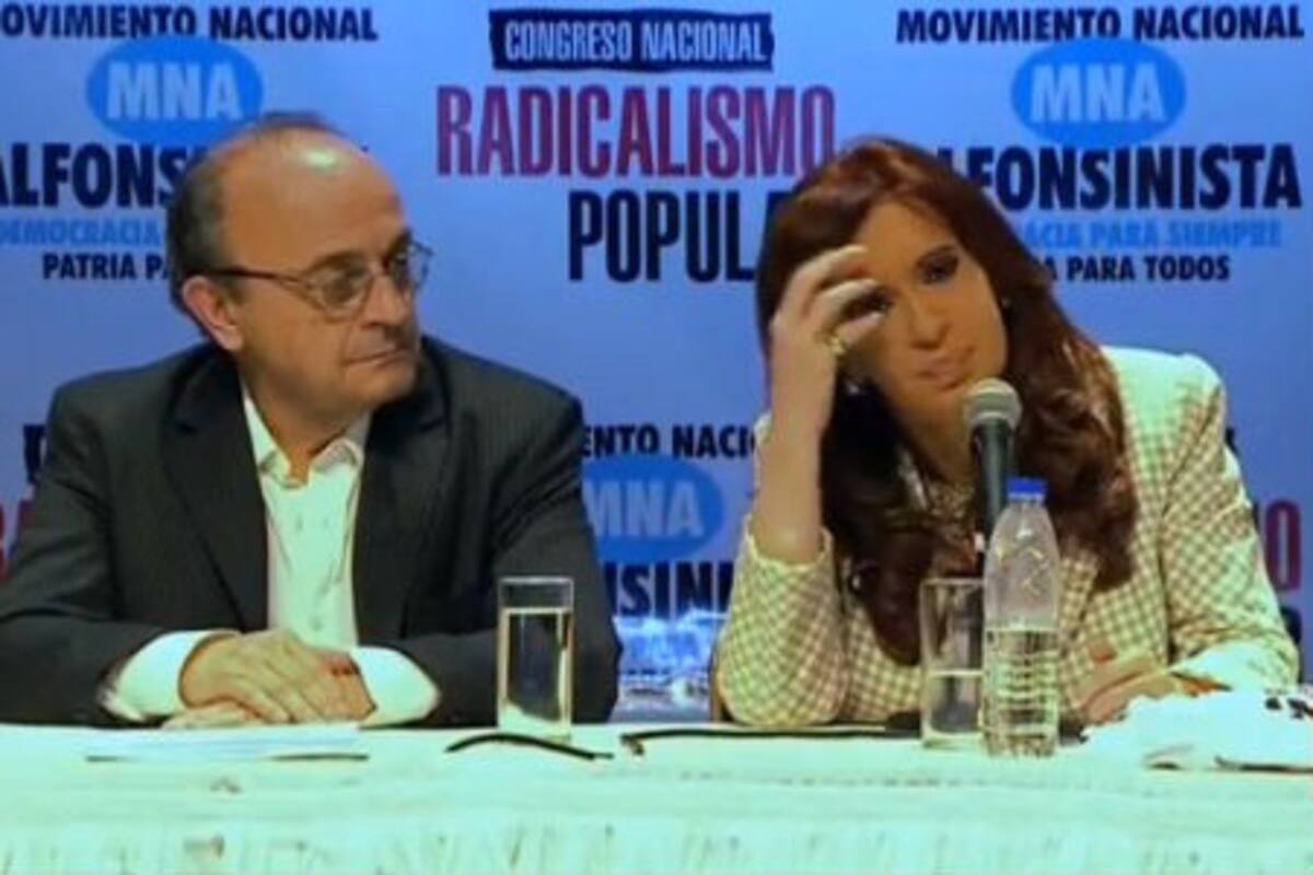 Cristina, con el radical K Leopoldo Moreau