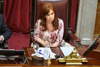 Cristina era también la presidenta del Senado.
