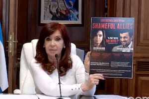 Cristina Fernández de Kirchner, cuando expuso por la acusación de encubrimiento por el Pacto con Irán
