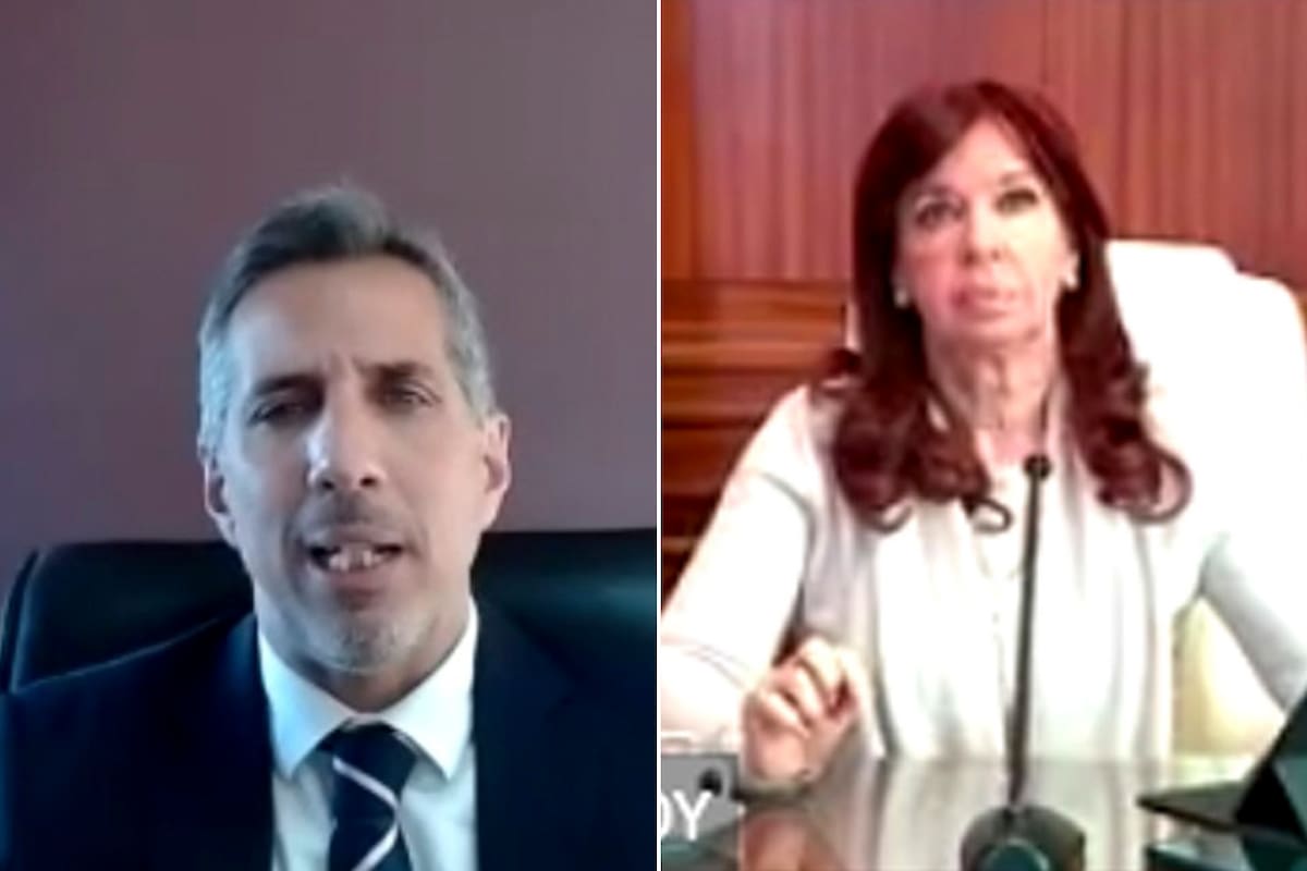Cristina Fernández de Kirchner y el fiscal luciani