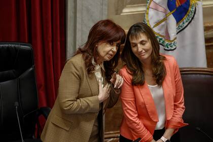 Cristina Fernández de Kirchner y María Luz Alonso