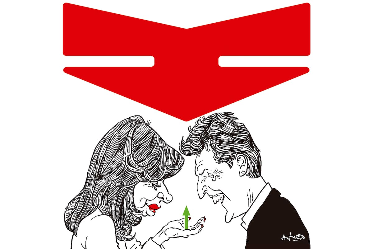 Cristina Fernández de Kirchner y Sergio Massa