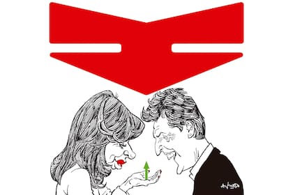 Cristina Fernández de Kirchner y Sergio Massa