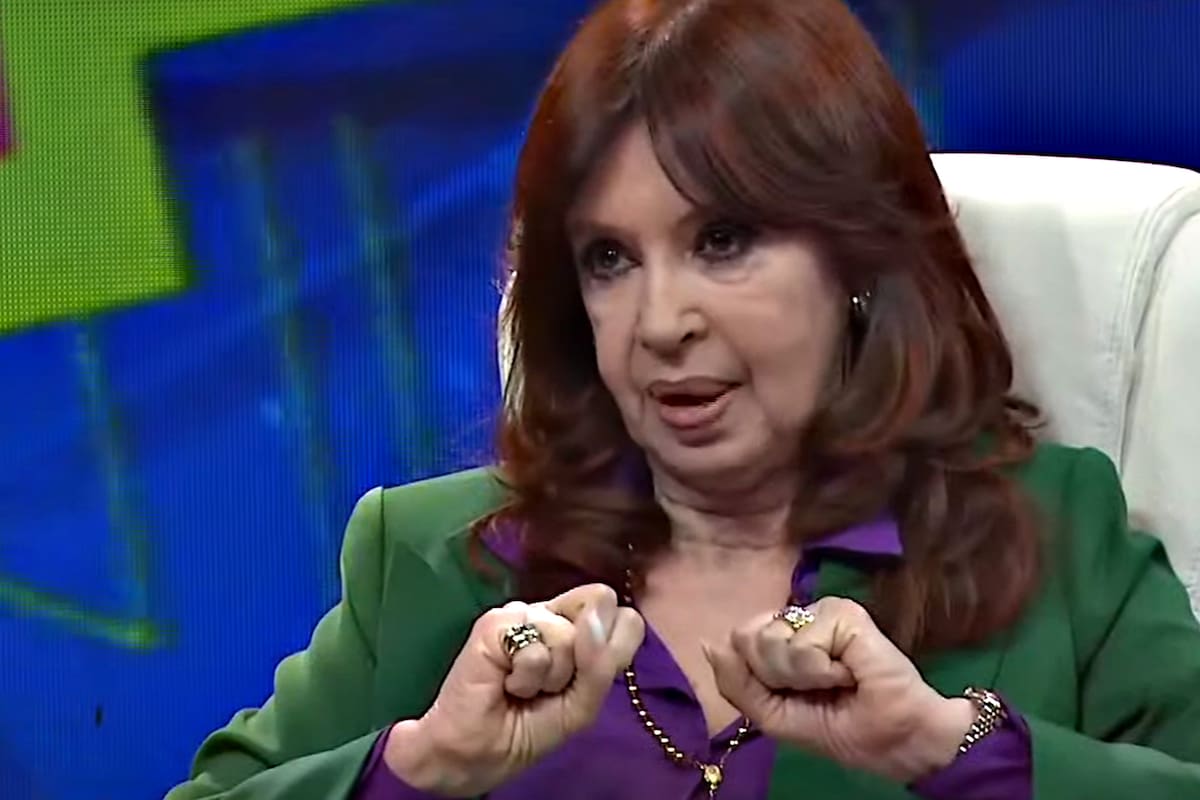 Cristina Kirchner, anoche en C5N