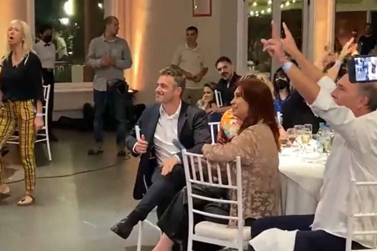 Cristina Kirchner celebró en Pilar