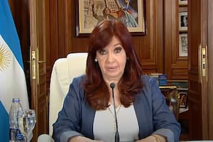 Cristina Kirchner, cuando se defendió del caso Vialidad desde su despacho en el Senado
