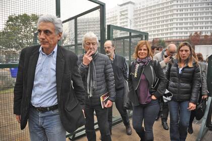 Cristina Kirchner, Daniel Filmus, Martín Sabbatella, NIlda Garré, Carlos Tomada, Hugo Yasky, Roberto Baradel,