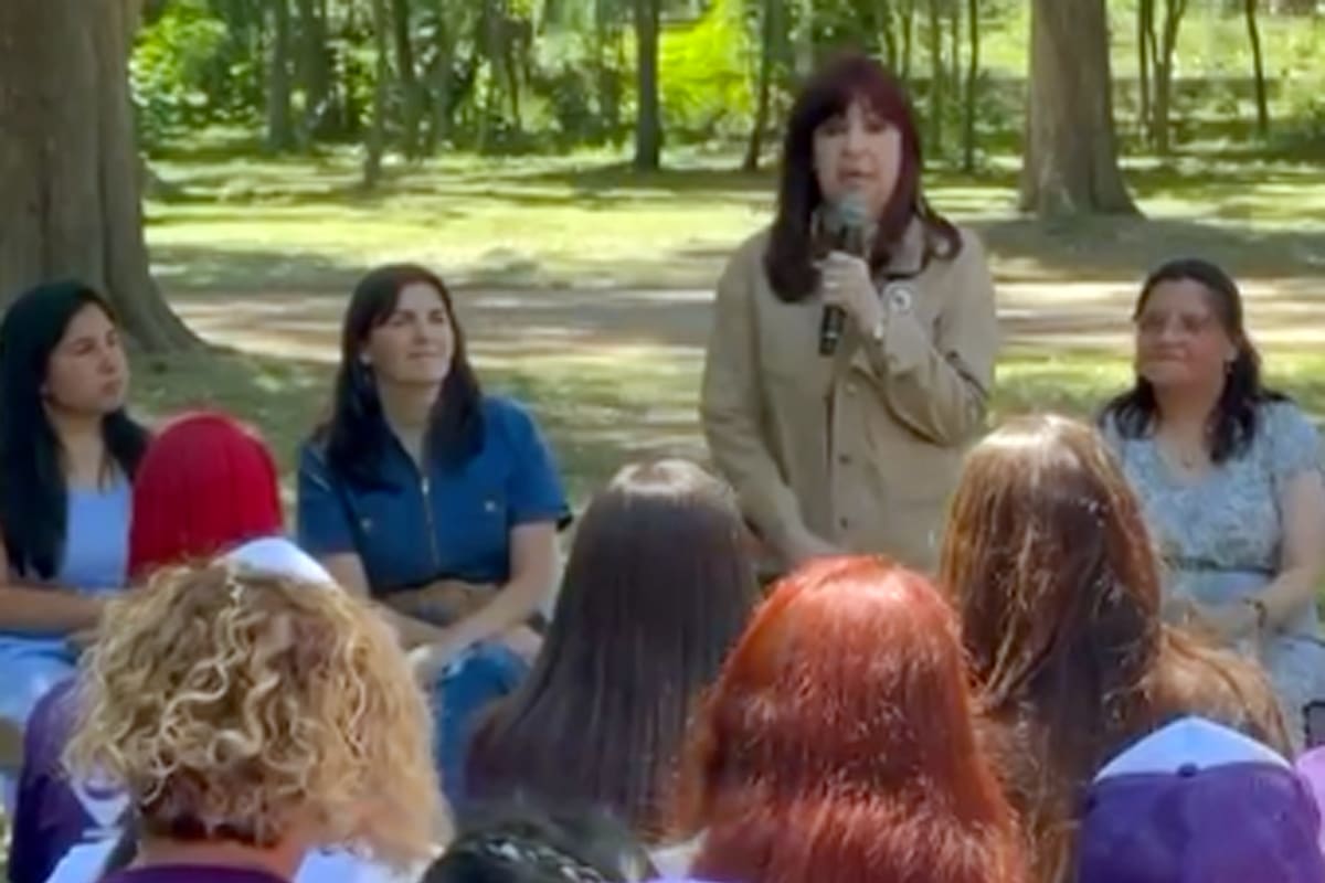 Cristina Kirchner en Moreno