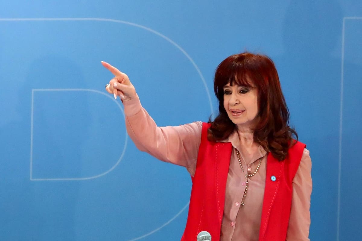 Cristina Kirchner en el acto de asunción como presidenta del PJ