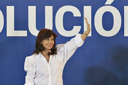 Cristina Kirchner en el acto de la UOM en Pilar