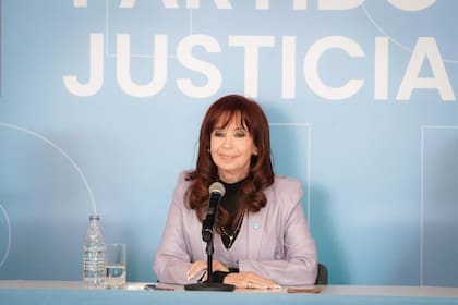 Cristina Kirchner en el Partido Justicialista