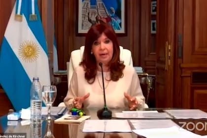 Cristina Kirchner, en la audiencia por dólar futuro