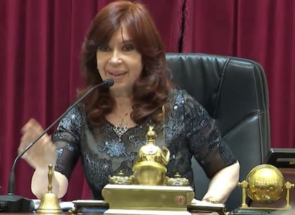 Cristina Kirchner, en la sesión del Senado en la que se aprobó la reforma del Consejo de la Magistratura