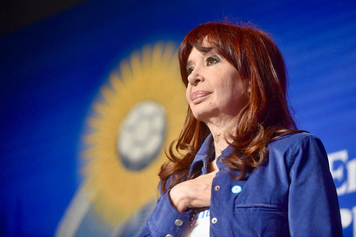 Cristina Kirchner en su aparición pública con motivo del 25 de Mayo