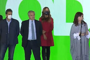Cristina Kirchner habla: la escuchan Sergio Massa, Alberto Fernández y Victoria Tolosa Paz
