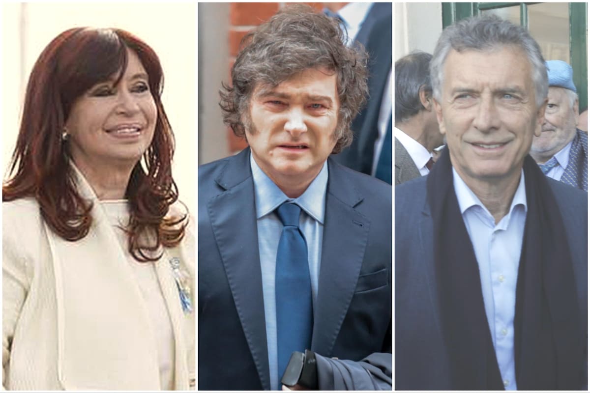Cristina Kirchner; Javier Milei; Mauricio Macri
