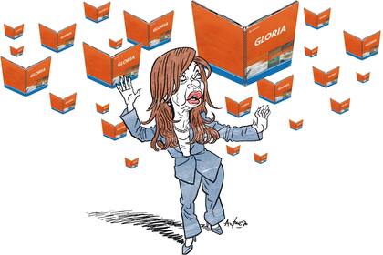 Cristina Kirchner perseguida por los cuadernos