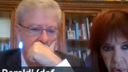 Cristina Kirchner presente en el juicio