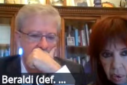 Cristina Kirchner presente en el juicio