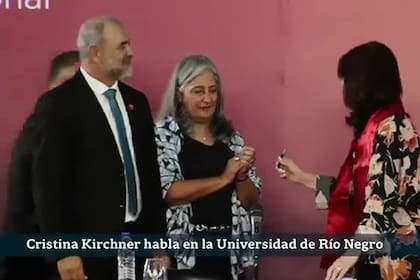 Cristina Kirchner recibe una distinción honoris causa en la Universidad de Río Negro