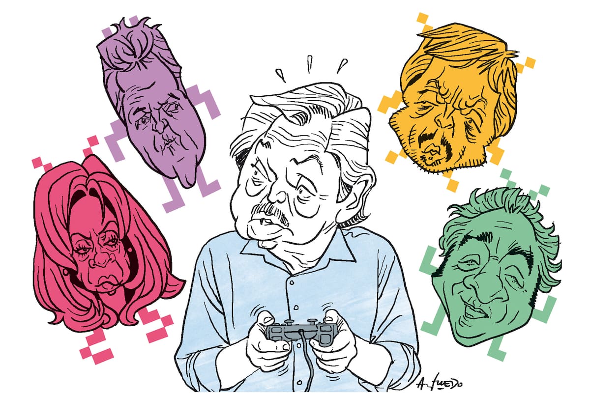 Cristina Kirchner, Sergio Massa, Alberto Fernández, Máximo Kirchner y Andrés Larroque